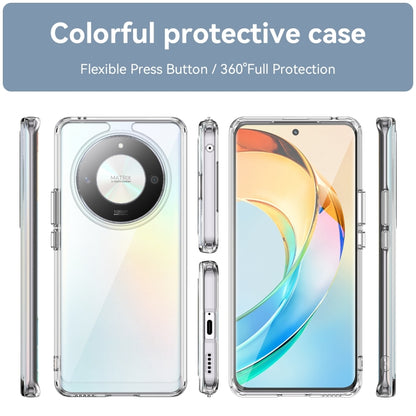 For Honor X9b Colorful Series Acrylic Hybrid TPU Phone Case(Transparent) - Honor Cases by buy2fix | Online Shopping UK | buy2fix