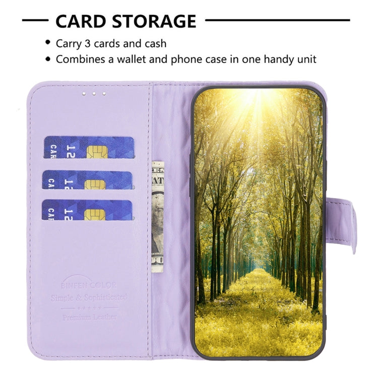 For iPhone 16 Pro Diamond Lattice Wallet Flip Leather Phone Case(Purple) - iPhone 16 Pro Cases by buy2fix | Online Shopping UK | buy2fix