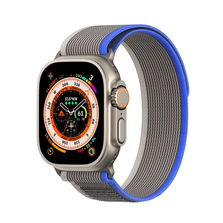 For Apple Watch Ultra 2 49mm DUX DUCIS YJ Series Nylon Watch Band(Blue) - Watch Bands by DUX DUCIS | Online Shopping UK | buy2fix