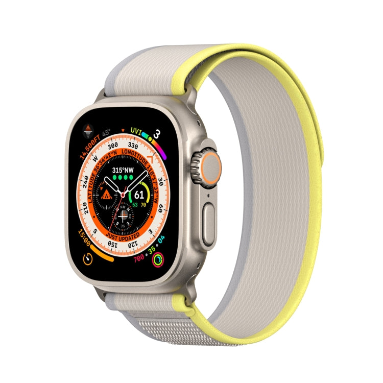 For Apple Watch SE 40mm DUX DUCIS YJ Series Nylon Watch Band(Yellow) - Watch Bands by DUX DUCIS | Online Shopping UK | buy2fix