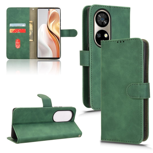 For Ulefone Note 17 Pro Skin Feel Magnetic Flip Leather Phone Case(Green) - Ulefone Cases by buy2fix | Online Shopping UK | buy2fix