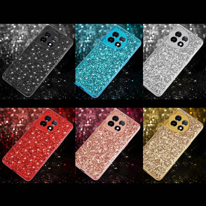 For OnePlus 11 Glitter Powder Shockproof TPU Phone Case(Blue) - OnePlus Cases by buy2fix | Online Shopping UK | buy2fix