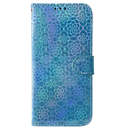 For Samsung Galaxy S24+ 5G Colorful Magnetic Buckle Leather Phone Case(Blue) - Galaxy S24+ 5G Cases by buy2fix | Online Shopping UK | buy2fix