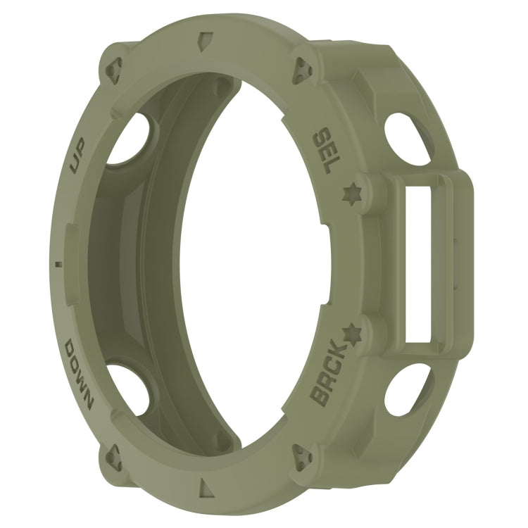 For Amazfit T-Rex Ultra Armor Hollow Watch Protective Case(Green) - Watch Cases by buy2fix | Online Shopping UK | buy2fix