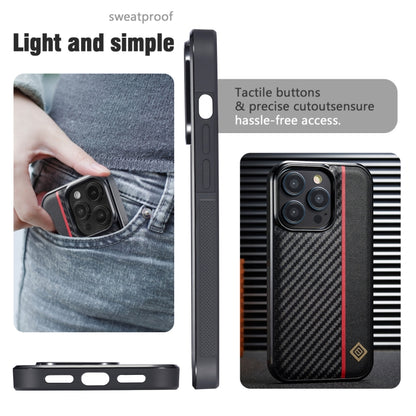 For Samsung Galaxy S24 5G LC.IMEEKE 3 in 1 Carbon Fiber Texture Shockproof Phone Case(Black) - Galaxy S24 5G Cases by LC.IMEEKE | Online Shopping UK | buy2fix