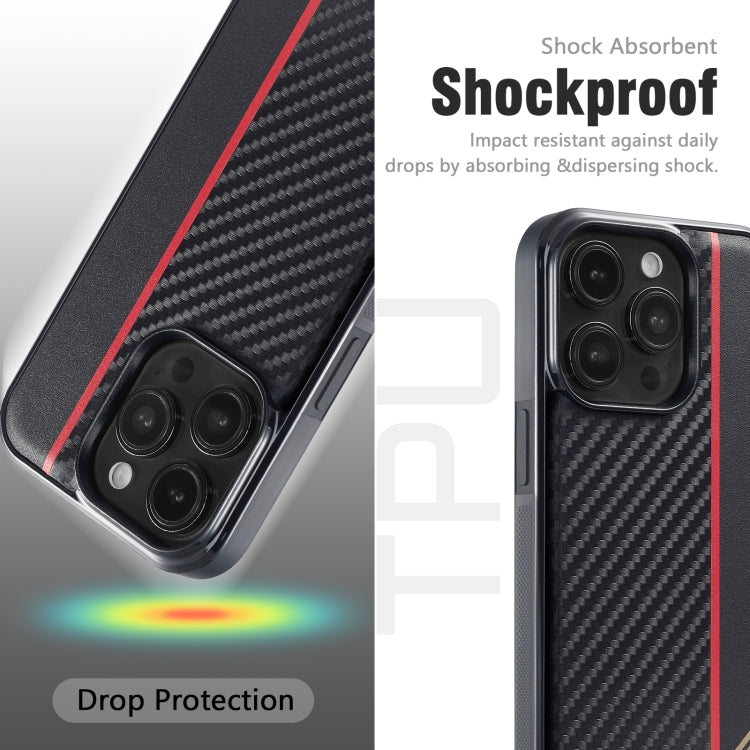 For Samsung Galaxy S24+ 5G LC.IMEEKE 3 in 1 Carbon Fiber Texture Shockproof Phone Case(Black) - Galaxy S24+ 5G Cases by LC.IMEEKE | Online Shopping UK | buy2fix