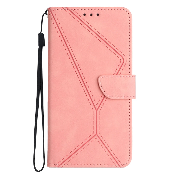 For Samsung Galaxy Xcover 7 5G Stitching Embossed Leather Phone Case(Pink) - Galaxy Phone Cases by buy2fix | Online Shopping UK | buy2fix