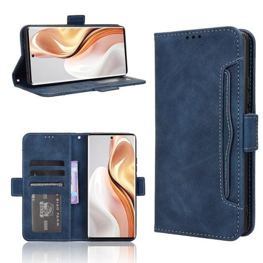 For Ulefone Note 17 Pro Skin Feel Calf Texture Card Slots Leather Phone Case(Blue) - Ulefone Cases by buy2fix | Online Shopping UK | buy2fix