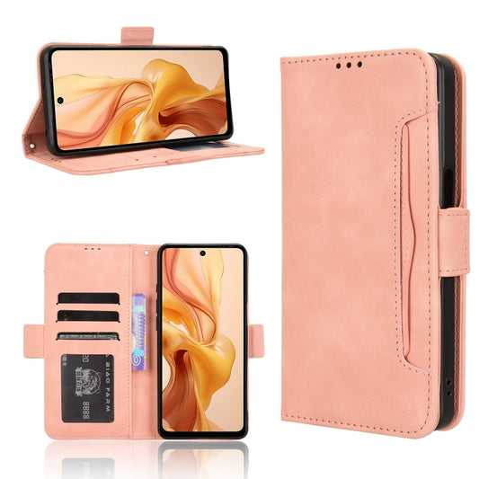 For Ulefone Note 18 Ultra Skin Feel Calf Texture Card Slots Leather Phone Case(Pink) - Ulefone Cases by buy2fix | Online Shopping UK | buy2fix