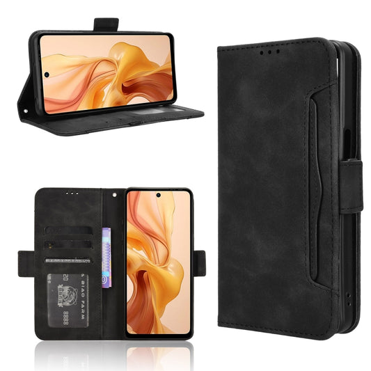 For Ulefone Note 18 Ultra Skin Feel Calf Texture Card Slots Leather Phone Case(Black) - Ulefone Cases by buy2fix | Online Shopping UK | buy2fix