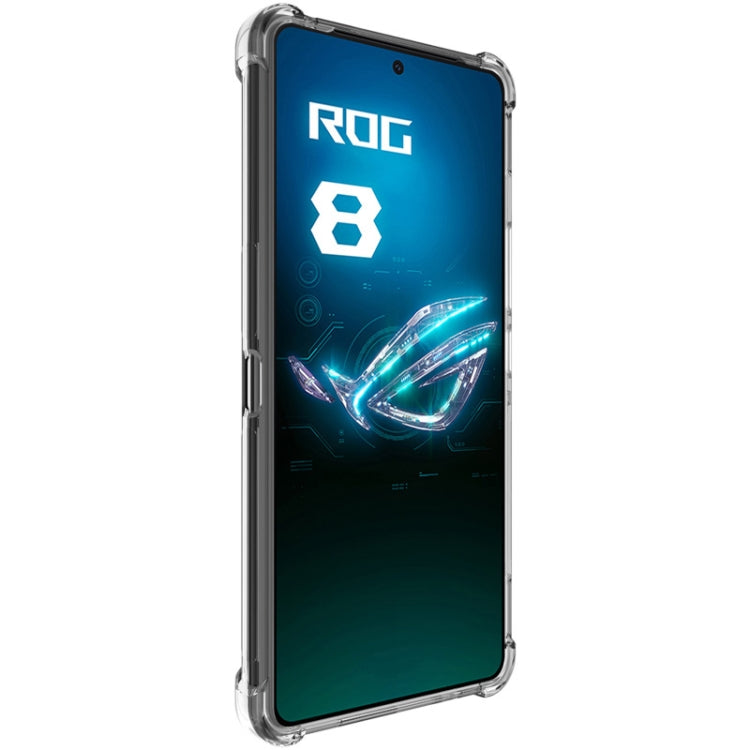 For Asus ROG Phone 8 / 8 Pro imak Shockproof Airbag TPU Phone Case(Transparent) - ASUS Cases by imak | Online Shopping UK | buy2fix