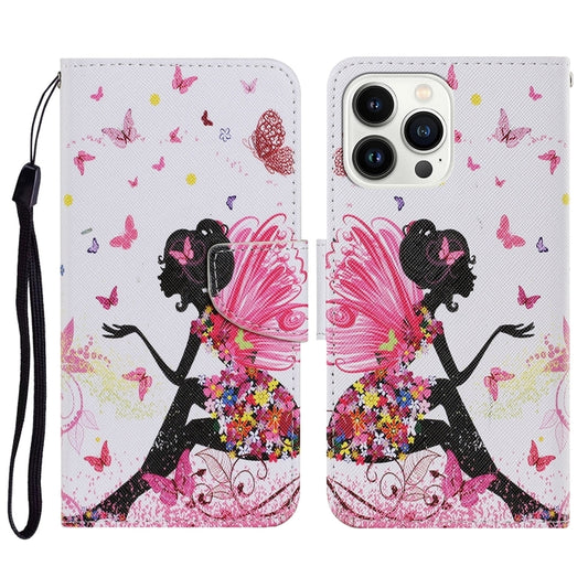 For iPhone 16 Pro Max 3D Colored Drawing Flip Leather Phone Case(Dance Girl) - iPhone 16 Pro Max Cases by buy2fix | Online Shopping UK | buy2fix