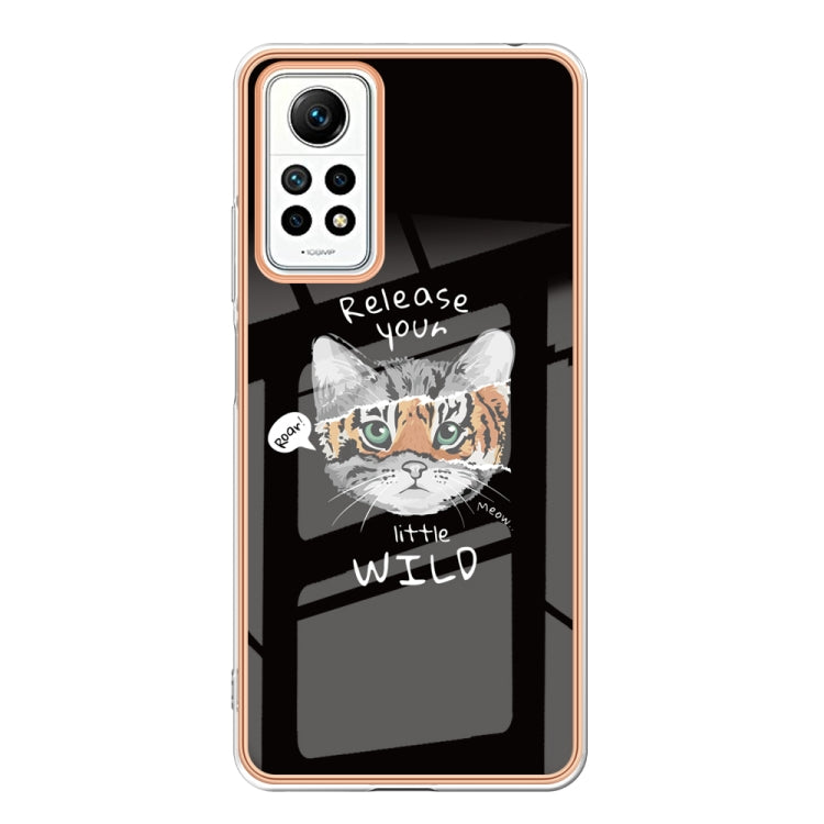 For Xiaomi Redmi Note 12 Pro 4G Global Electroplating Marble Dual-side IMD Phone Case(Natural Growth) - Xiaomi Cases by buy2fix | Online Shopping UK | buy2fix