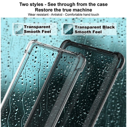 For ZTE nubia Z60 Ultra 5G imak Shockproof Airbag TPU Phone Case(Transparent Black) - ZTE Cases by imak | Online Shopping UK | buy2fix