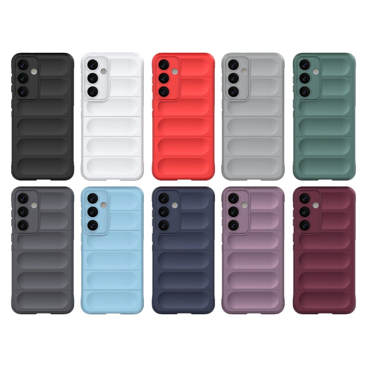 For Samsung Galaxy S24+ 5G Magic Shield TPU + Flannel Phone Case(Red) - Galaxy S24+ 5G Cases by buy2fix | Online Shopping UK | buy2fix