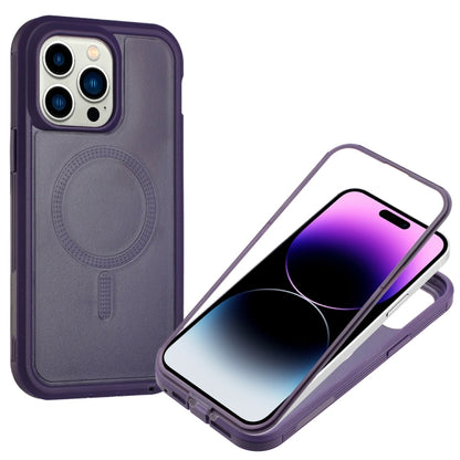 For iPhone 13 Pro Max Defender Series XT MagSafe Magnetic PC + TPU Shockproof Phone Case(Dark Purple) - iPhone 13 Pro Max Cases by buy2fix | Online Shopping UK | buy2fix