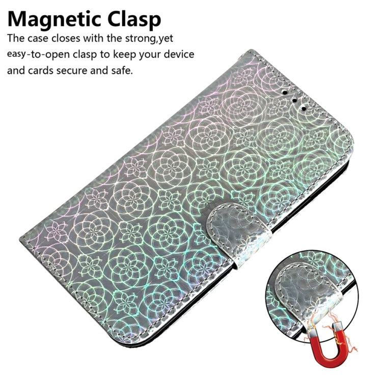 For OnePlus 13 Colorful Magnetic Buckle Leather Phone Case(Silver) - OnePlus Cases by buy2fix | Online Shopping UK | buy2fix