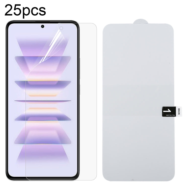 For Xiaomi Redmi K70 Pro / K70 Ultra 25pcs Full Screen Protector Explosion-proof Hydrogel Film -  by buy2fix | Online Shopping UK | buy2fix