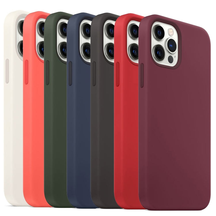 For iPhone 13 Pro MagSafe Liquid Silicone Full Coverage Phone Case(Red) - iPhone 13 Pro Cases by buy2fix | Online Shopping UK | buy2fix