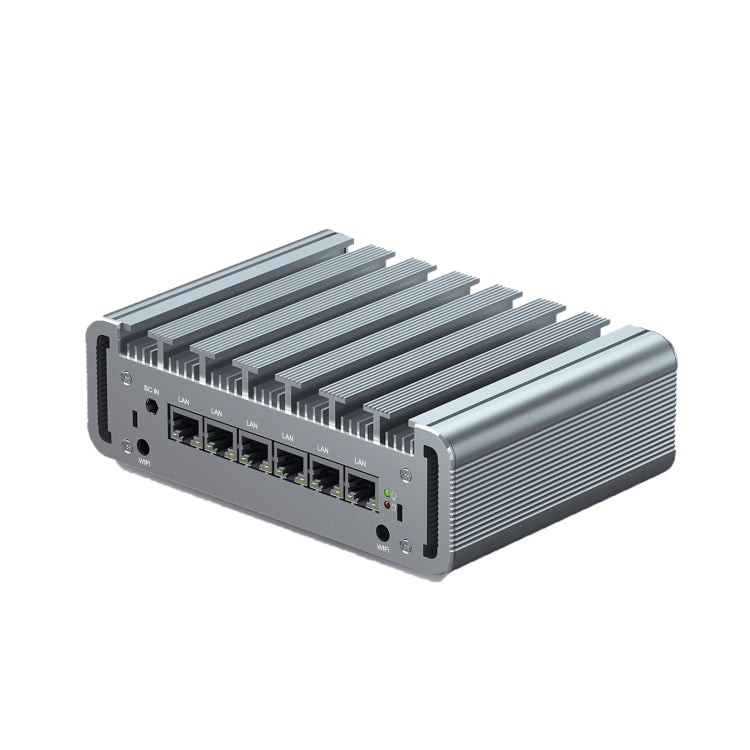 HYSTOU PO9B-J4125-6L Embedded Intel Celeron J4125 Processor Six Network Ports Mini Host, Specification:4GB+64GB - Windows Mini PCs by HYSTOU | Online Shopping UK | buy2fix