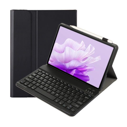 For Huawei MatePad 11.5 2023 AH17 Lambskin Texture Ultra-thin Detachable Bluetooth Keyboard Leather Case(Black) - Huawei Keyboard by buy2fix | Online Shopping UK | buy2fix