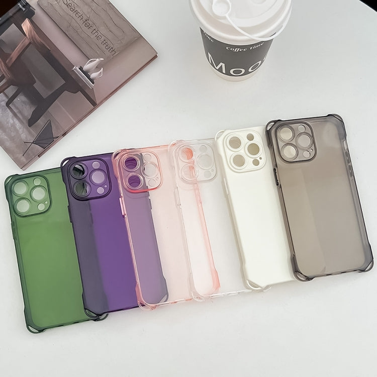 For iPhone 16 Pro Four-corner Shockproof TPU Phone Case(Purple) - iPhone 16 Pro Cases by buy2fix | Online Shopping UK | buy2fix