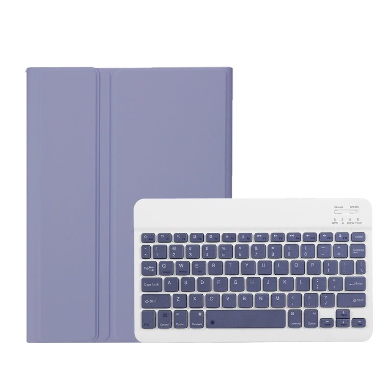 For Huawei MatePad Air 11.5 inch 2023 AH14 Lambskin Texture Ultra-thin Detachable Bluetooth Keyboard Leather Case(Purple) - Huawei Keyboard by buy2fix | Online Shopping UK | buy2fix