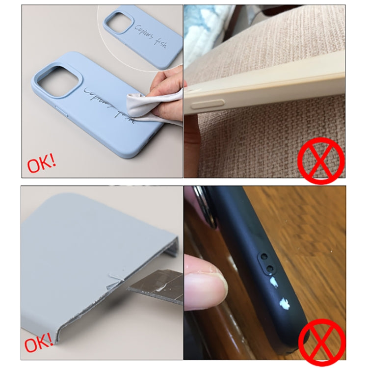 For iPhone 16 Pure Color Liquid Silicone Fine Pore Phone Case(Sky Blue) - iPhone 16 Cases by buy2fix | Online Shopping UK | buy2fix