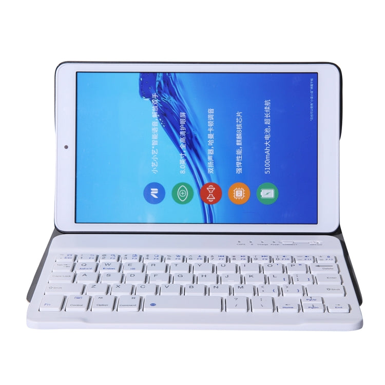 A0T8 For Huawei MatePad T8 8 inch ABS Ultra-thin Detachable Bluetooth Keyboard Voltage PU Leather Tablet Case with Bracket(Gold) - Huawei Keyboard by buy2fix | Online Shopping UK | buy2fix