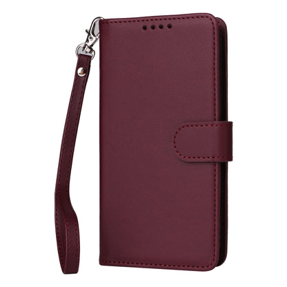 For iPhone 16 Pro Max BETOPNICE BN-005 2 in 1 Detachable Imitate Genuine Leather Phone Case(Wine Red) - iPhone 16 Pro Max Cases by BETOPNICE | Online Shopping UK | buy2fix