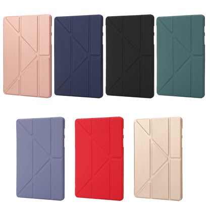 For Samsung Galaxy Tab S9 Deformation Silicone Leather Tablet Case(Red) - Galaxy Tab S9 Cases by buy2fix | Online Shopping UK | buy2fix