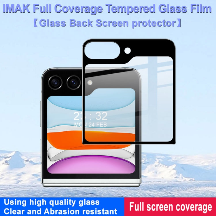 For Samsung Galaxy Z Flip5 5G IMAK Pro+ Series Full Coverage Tempered Back Screen Glass Film - Galaxy Z Flip5 5G Tempered Glass by imak | Online Shopping UK | buy2fix