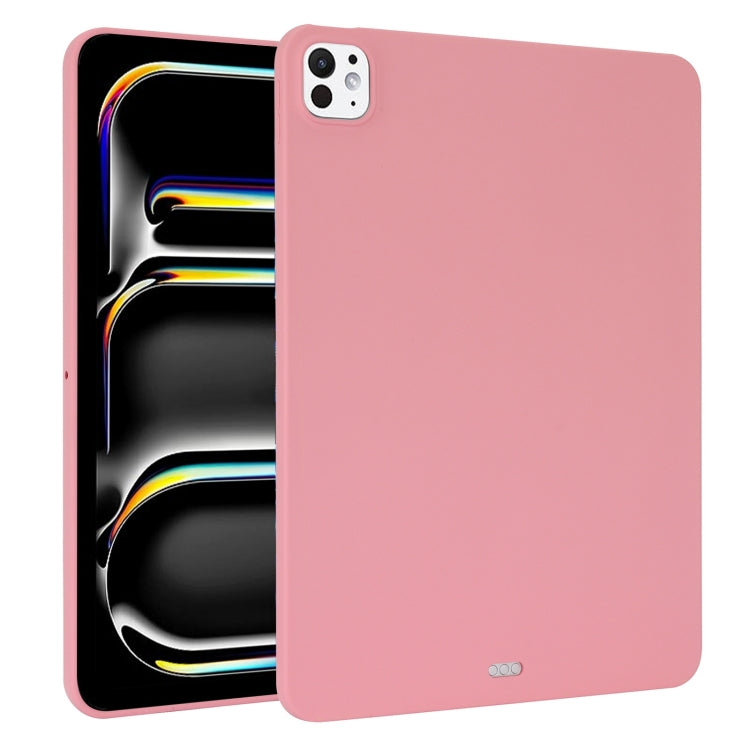 For iPad Pro 11 2024 Oil Spray Skin-friendly TPU Tablet Case(Pink) - iPad Pro 11 2024 Cases by buy2fix | Online Shopping UK | buy2fix