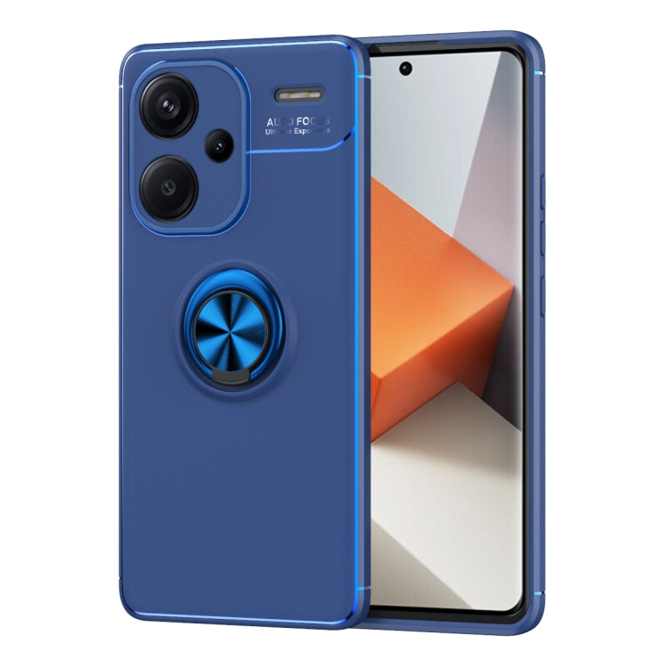 For Xiaomi Redmi Note 13 Pro+ Metal Ring Holder TPU Phone Case(Blue) - Note 13 Pro+ Cases by buy2fix | Online Shopping UK | buy2fix