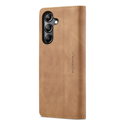 For Samsung Galaxy A05s CaseMe 013 Multifunctional Horizontal Flip Leather Phone Case(Brown) - Galaxy Phone Cases by CaseMe | Online Shopping UK | buy2fix