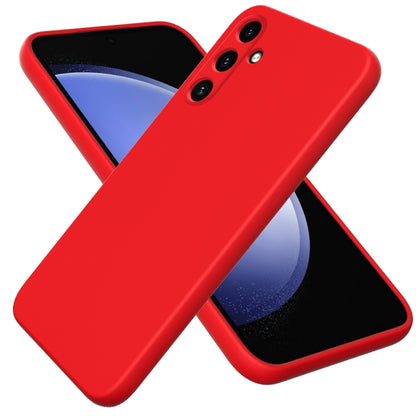 For Samsung Galaxy A15 4G / A15 5G Pure Color Liquid Silicone Shockproof Full Coverage Phone Case(Red) - Galaxy Phone Cases by buy2fix | Online Shopping UK | buy2fix