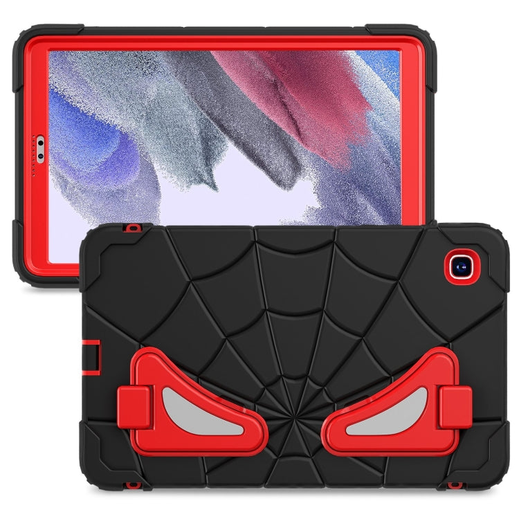 For Samsung Galaxy Tab A7 Lite T220 Spider Silicone Hybrid PC Shockproof Tablet Case(Black Red) - Tab A7 Lite T220 / T225 by buy2fix | Online Shopping UK | buy2fix