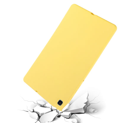For Samsung Galaxy Tab S6 Lite 2024 Pure Color Liquid Silicone Shockproof Tablet Case(Yellow) - Other Galaxy Tab PC by buy2fix | Online Shopping UK | buy2fix