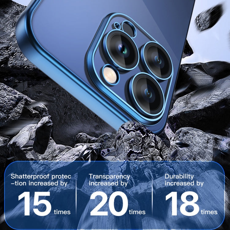 For iPhone 15 Plus TOTUDESIGN PC-3 Series MagSafe Electroplating TPU Phone Case(Blue) - iPhone 15 Plus Cases by TOTUDESIGN | Online Shopping UK | buy2fix