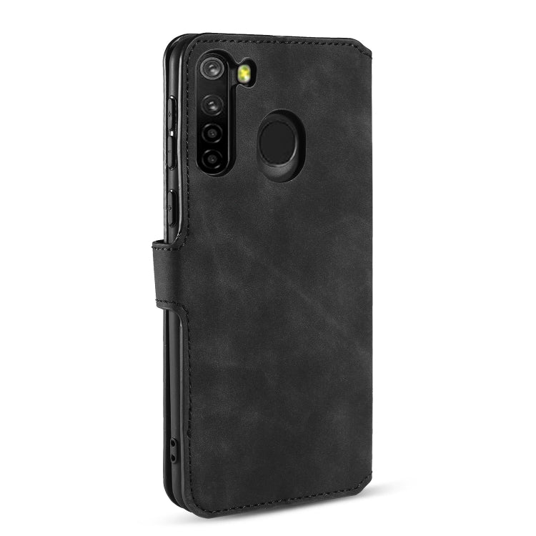 For Samsung Galaxy A21 (EU Version) DG.MING Retro Oil Side Horizontal Flip Case(Black) - Galaxy Phone Cases by DG.MING | Online Shopping UK | buy2fix