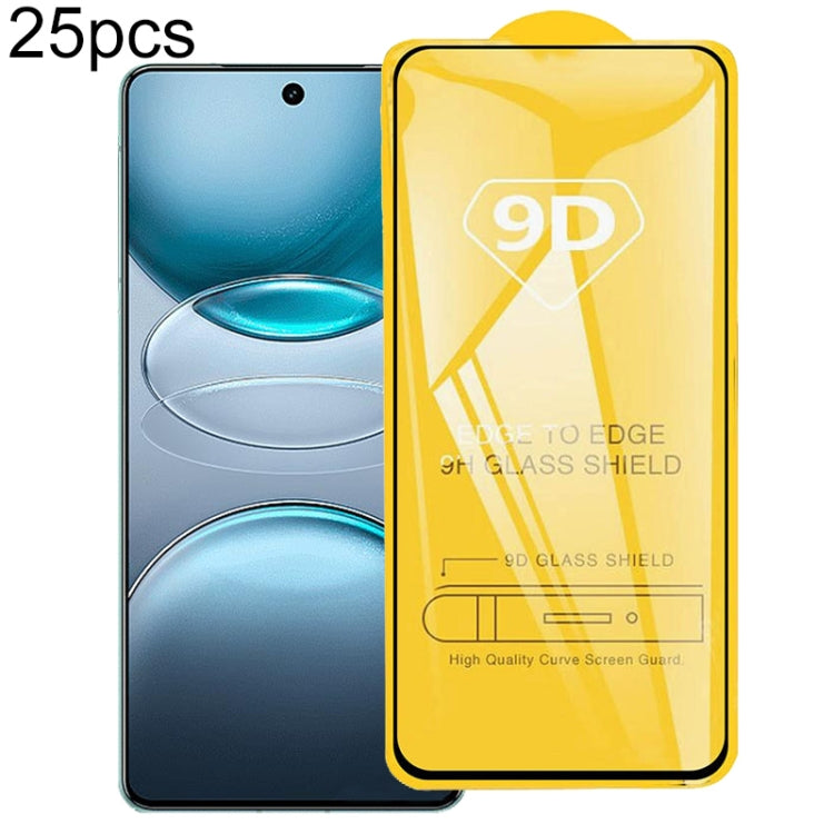 For vivo X100s 25pcs 9D Full Glue Screen Tempered Glass Film - vivo Tempered Glass by buy2fix | Online Shopping UK | buy2fix