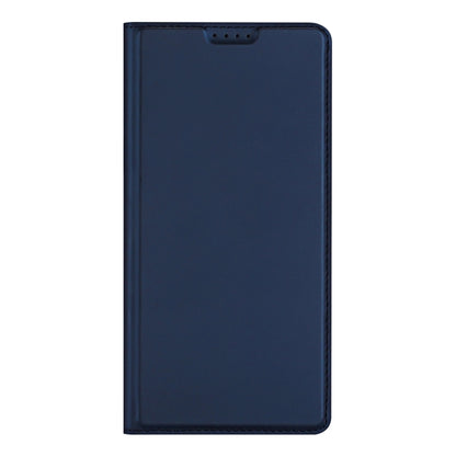 For Samsung Galaxy A35 5G DUX DUCIS Skin Pro Series Flip Leather Phone Case(Blue) - Galaxy Phone Cases by DUX DUCIS | Online Shopping UK | buy2fix