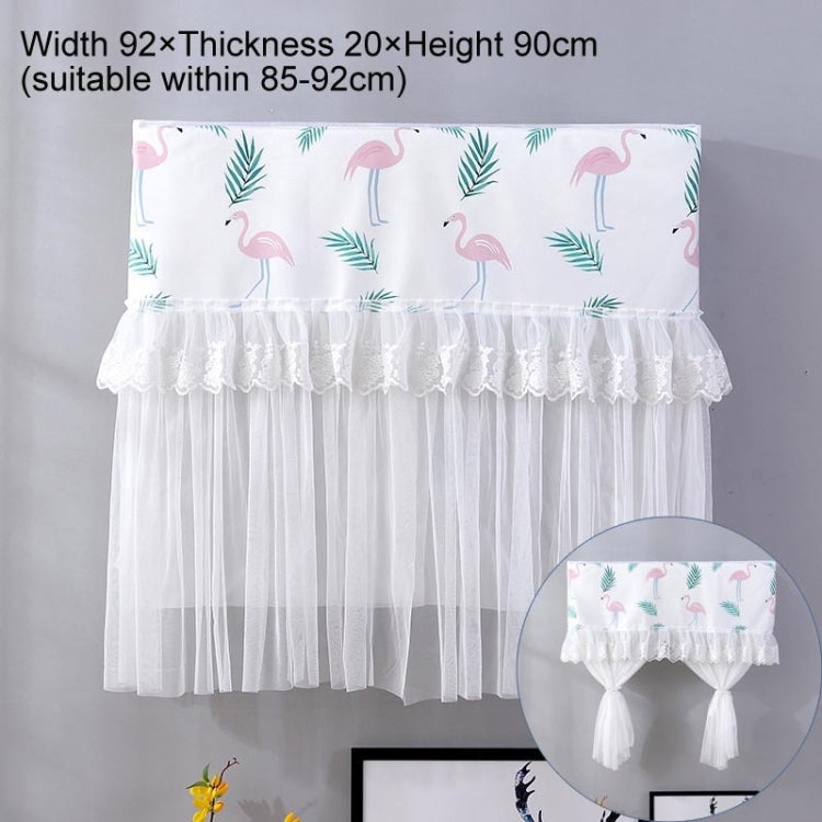 Do Not Take Dust-proof And Anti Direct Blowing Simple Wind Hanging Machine Air Conditioner Moon Cover, Size:Width 92 × Thickness 20 × Height 90cm(Flamingo) - Dust Covers by buy2fix | Online Shopping UK | buy2fix