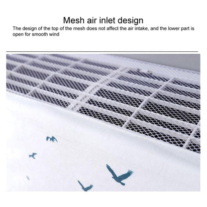 Do Not Take Dust-proof And Anti Direct Blowing Simple Wind Hanging Machine Air Conditioner Moon Cover, Size:Width 92 × Thickness 20 × Height 90cm(Round Leaf) - Dust Covers by buy2fix | Online Shopping UK | buy2fix