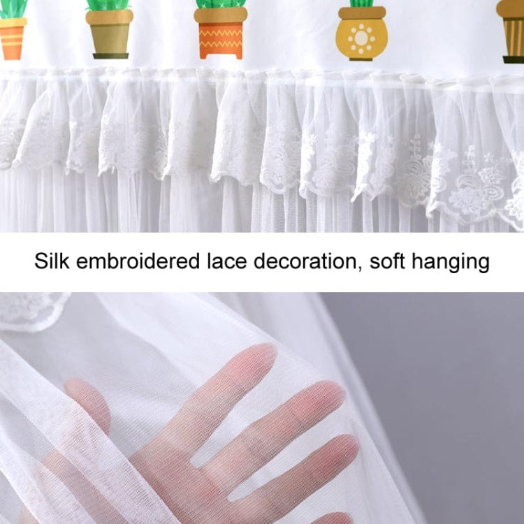 Do Not Take Dust-proof And Anti Direct Blowing Simple Wind Hanging Machine Air Conditioner Moon Cover, Size:Width 92 × Thickness 20 × Height 90cm(Round Leaf) - Dust Covers by buy2fix | Online Shopping UK | buy2fix