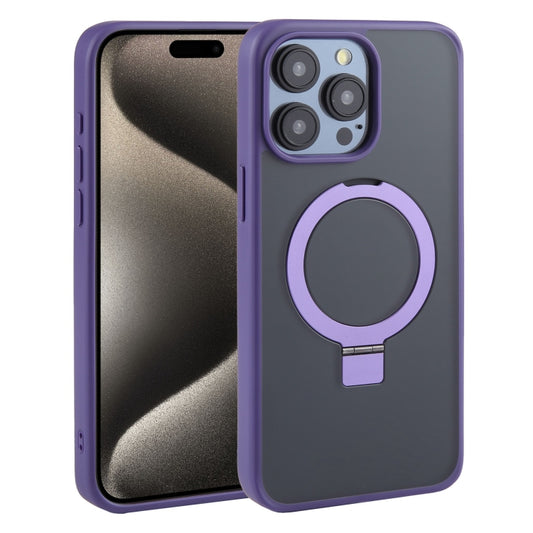 For iPhone 15 Pro DFANS DESIGN Magsafe Magnetic Phone Case(Purple) - iPhone 15 Pro Cases by DFANS DESIGN | Online Shopping UK | buy2fix