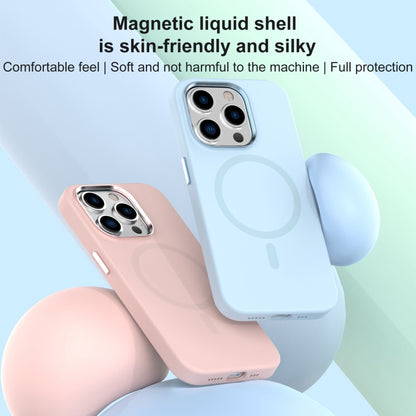 For iPhone 15 Pro Mutural Karen Series Liquid Silicone Magsafe Phone Case(Sky Blue) - iPhone 15 Pro Cases by Mutural | Online Shopping UK | buy2fix