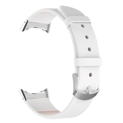 For Google Pixel Watch 2 / Pixel Watch Leather Watch Band(White) - Watch Bands by buy2fix | Online Shopping UK | buy2fix