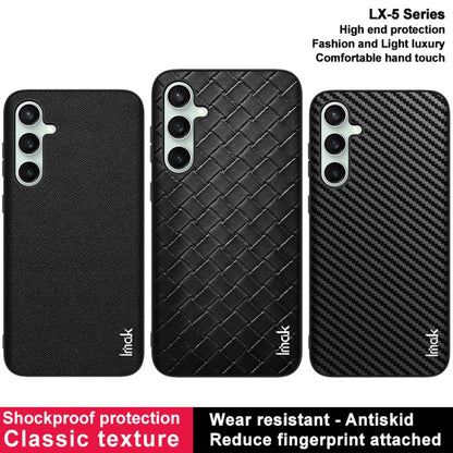 For Samsung Galaxy S23 FE 5G IMAK LX-5 Series Shockproof PC + PU + TPU Protective Phone Case(Carbon Fiber Texture) - Galaxy S23 FE 5G Cases by imak | Online Shopping UK | buy2fix