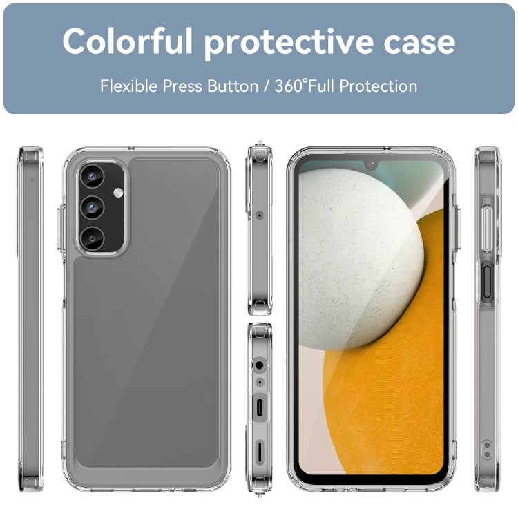 For Samsung Galaxy A05s Colorful Series Acrylic Hybrid TPU Phone Case(Transparent) - Galaxy Phone Cases by buy2fix | Online Shopping UK | buy2fix